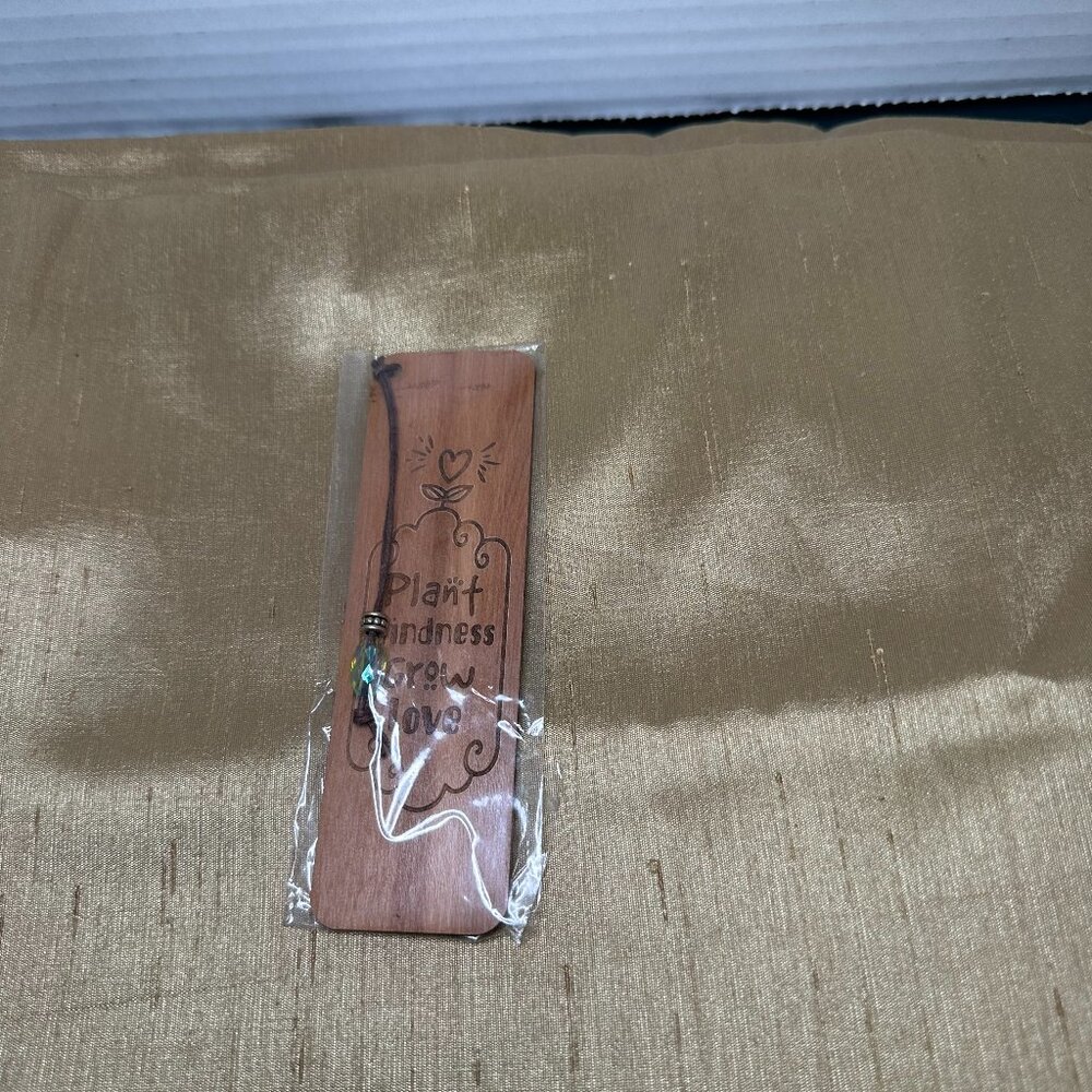Wooden Bookmark 5" Plant Kindness Grow Love